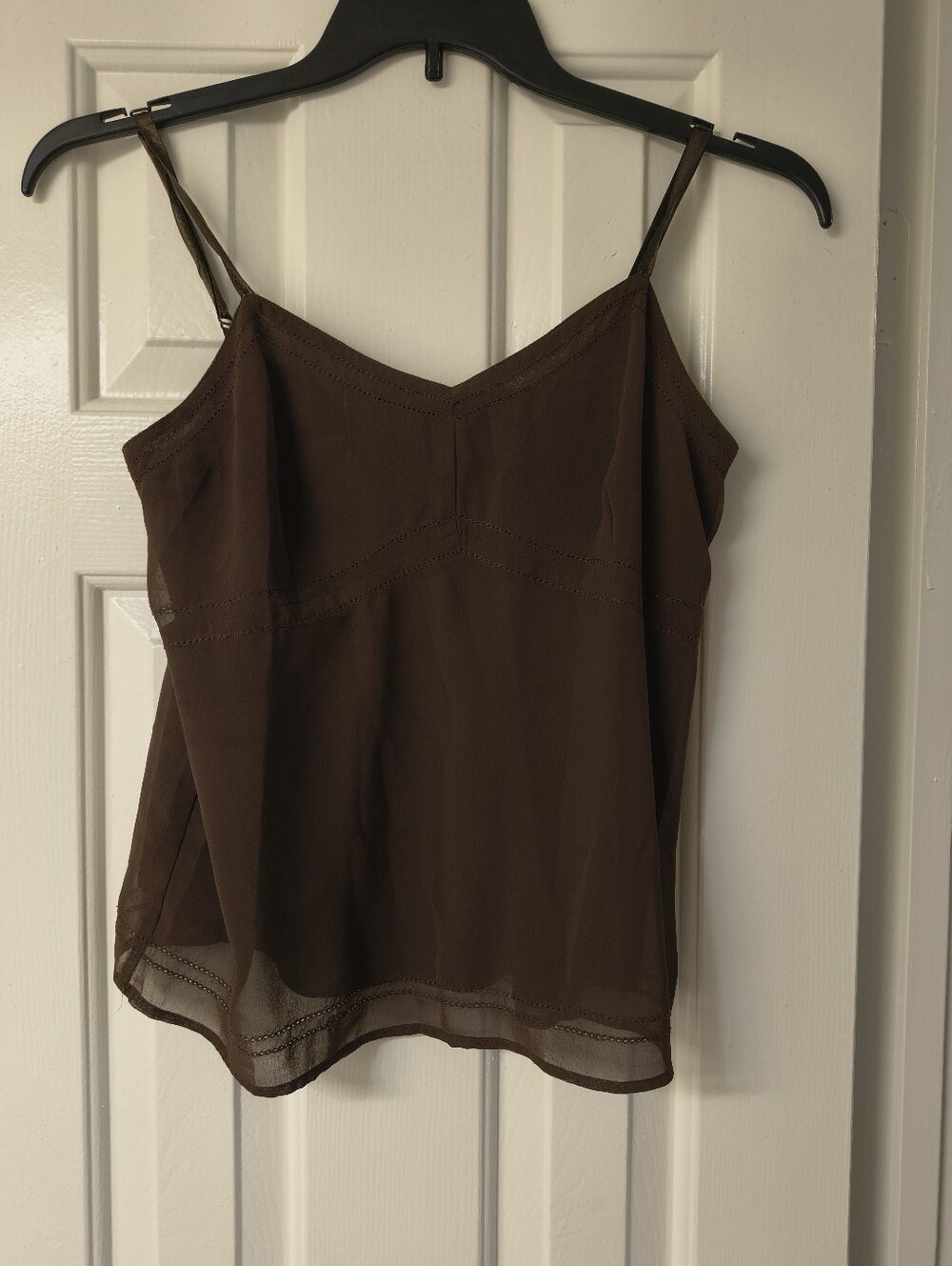 Express Brown Sheer Cami Top – Size 9/10